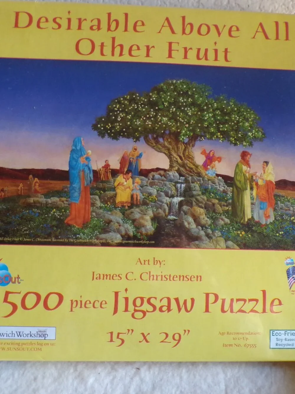 NEW SUNSOUT PUZZLE New Sealed 500 piece Jigsaw Puzzle James C Christensen
